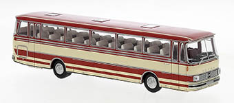 Brekina 56050 - H0 - Setra S 150 H rot, beige, 1970